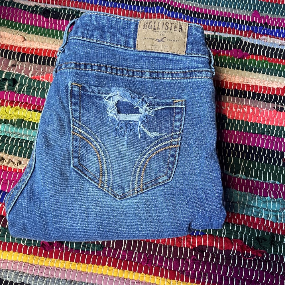 Y2k Ripped Lowrise Hollister Bootcut jeans